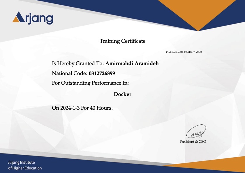 Certificate 2